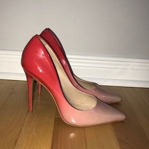 Intervalle pink gradient pointy pumps